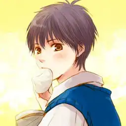 二次元帅哥主题插画此间少年
