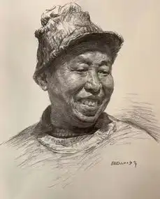 如何处理好素描头像中黑白灰的关系
