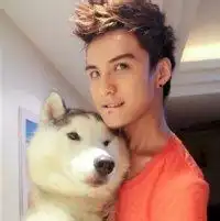 头像男抱猫有我