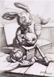 从静物到青年中年老年男女头像,高清素描结构图
