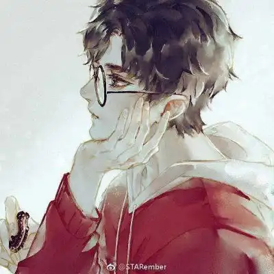 眼镜男头像卡通男生戴眼镜的微信头像图片
