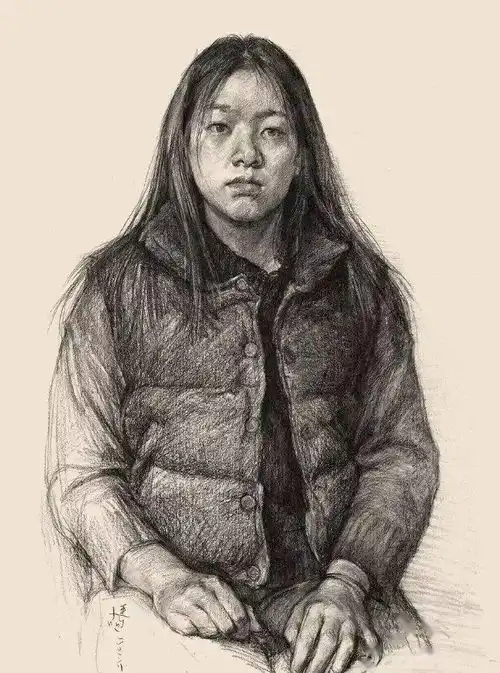 艺考素描多角度女青年素描头像解析,附步骤图速度收藏
