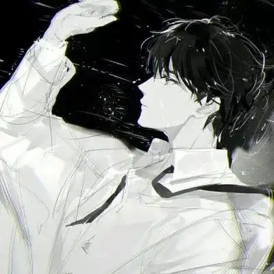 男生冷酷帅气动漫头像
