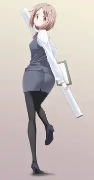 动漫里那些穿西服套装的美女ol,漂亮而知性
