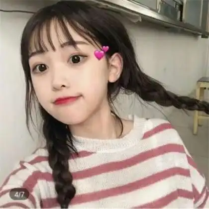 小清新风格的女生头像,可爱卖萌的美女
