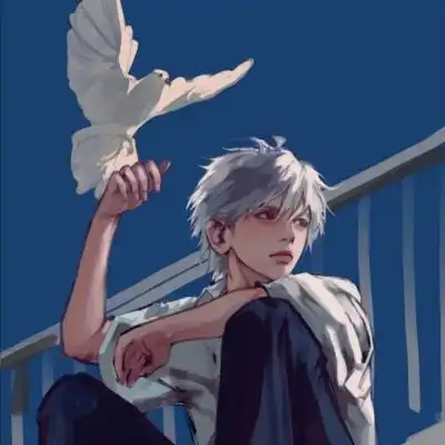 一组小众动漫男头无水印
