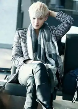 盘点exo机场美男秀吴亦凡霸气黄子韬土豪范
