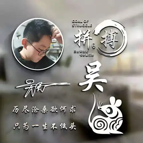 你的微信头像该换了,59张励志大气3d签名头像,请查收别客气
