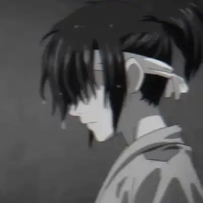 丧系头像男女动漫头像
