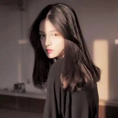 侧脸女生头像意境唯美有气质图片
