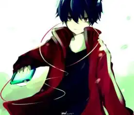 动漫男生的图片现代,要黑发,纤细身材
