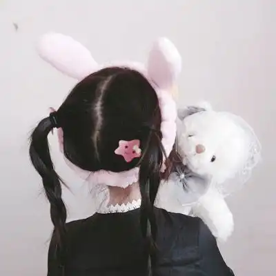 qq头像女双马尾背影同一人多张我是一棵小白菜
