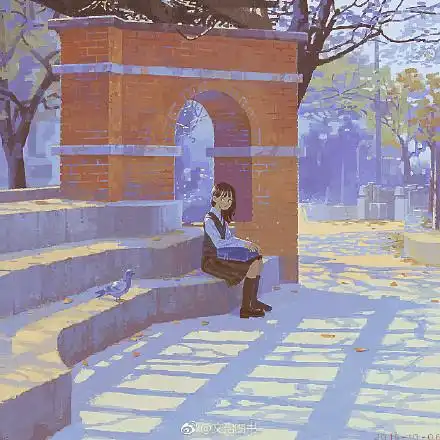 日本插画师junkumaori画的这些精美插画是你么
