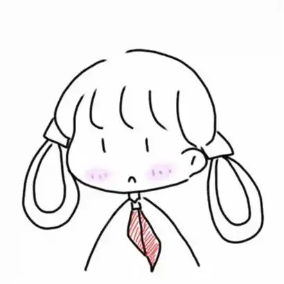 手绘简笔q版头像女生,这么好的菇凉你会必爱的
