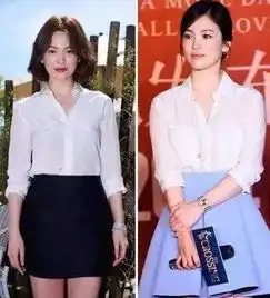 同37岁的宋慧乔和全智贤穿白衬衫冻龄女神美到让人无法嫉妒
