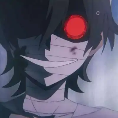 动漫血腥黑化男头像超丧二次元黑暗系忧郁头像
