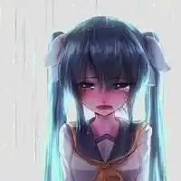 qq头像女生卡通伤感卡通头像女生悲伤
