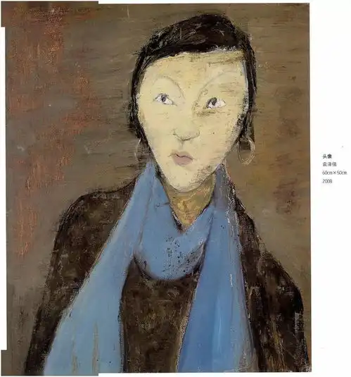 广美基础部留校色彩头像作品精选
