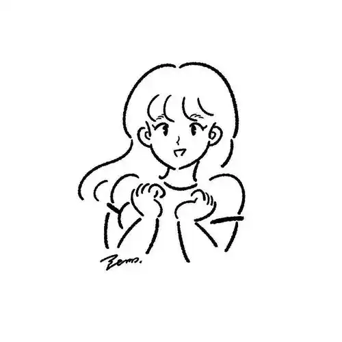 黑白线条简约头像坏运气都用光了,以后就都是好日子了
