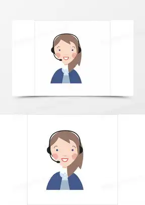 图片素材美女客服设计模板下载熊猫办公
