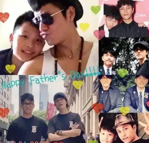陈坤父爱泛滥太思念18岁儿子,晒出陈尊佑照片宠溺叫他bb
