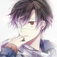 二八分发型卡通头像卡通男生二八分短发头像
