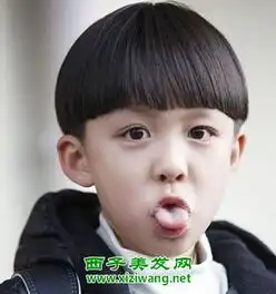 儿童男孩盖头发型精致又可爱的儿童男孩发型
