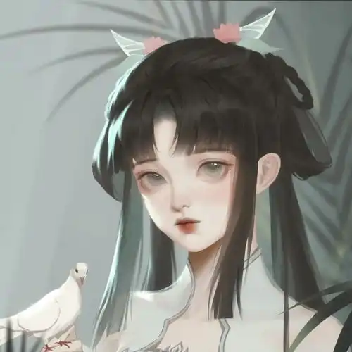 超精美古风动漫头像你是藏在云层里的月亮
