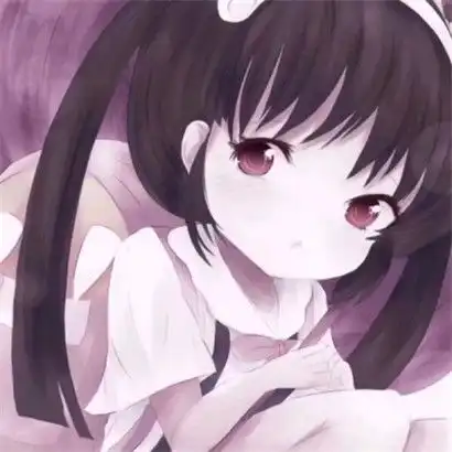 qq女生动漫头像呆萌可爱紫色系唯美图片大全
