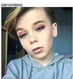 国外10岁男孩因化妆技术娴熟走红网络
