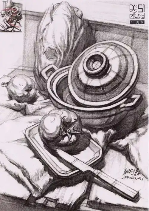 联考前看看素描静物结构图135张高清无码
