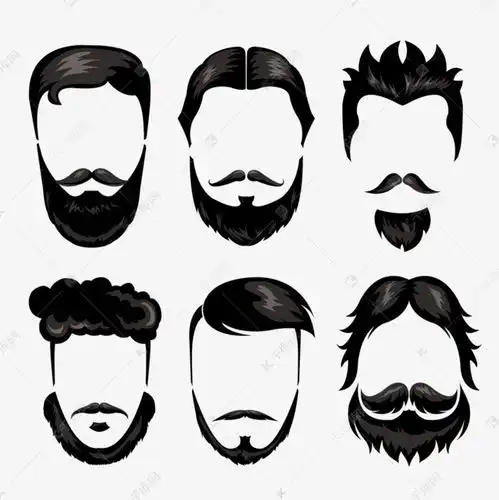 手绘男士胡子胡须素材图片免费下载千库网
