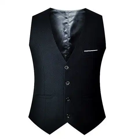 韩版男马甲西装修身西服背心春秋休闲英伦商务礼服伴郎职业正装潮
