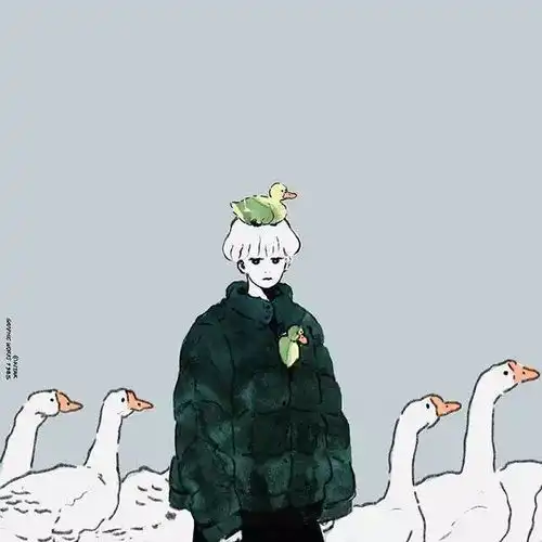 动漫头像嘴上三分心里十分

