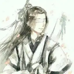 2018微信动漫古风头像高冷男生
