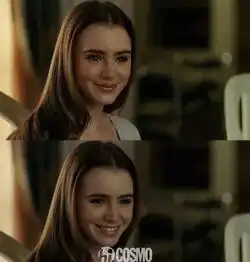 lilycollins巴黎拍新剧,我发现这个白雪公主有腹肌
