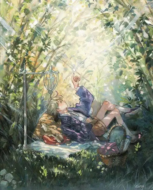 有没有温暖治愈的插画头像
