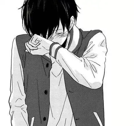人的一生,是黑与白的变奏曲暗色系黑白动漫男生头像
