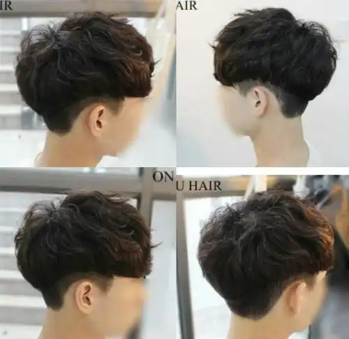 帅的一塌糊涂的男生烫发发型
