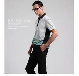 帝牌男装2012春夏新款t恤男士短袖t恤直筒衬衫领t恤男612245
