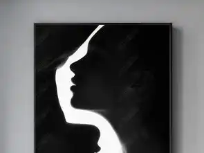 现代简约北欧风格爱情男女黑白人物装饰画图片下载
