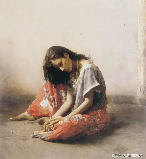 油画里的美腿女子,真是美的不像话,谁画的
