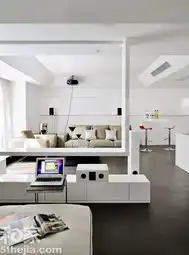 清亮洁白80平单身男士公寓
