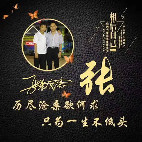 2021超火的3d签名头像,36张高端商务姓氏微信头像,喜欢请带走
