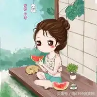 头像图片小清新可爱卡通清新可爱小女生头像
