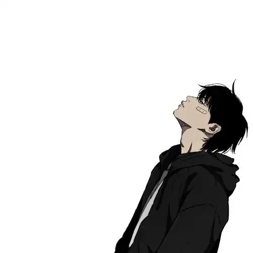 2022精选男头丨简约风留白动漫男生头像
