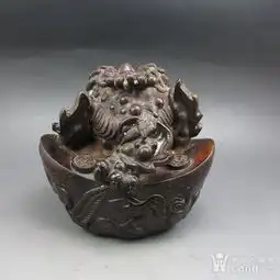 宣德年制款全铜蟾蜍招财风水摆件
