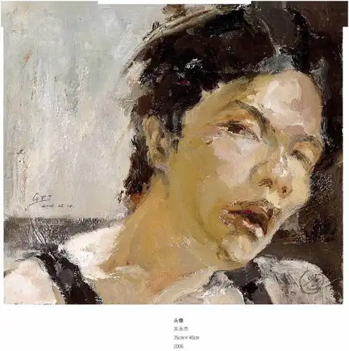 广美基础部留校色彩头像作品精选
