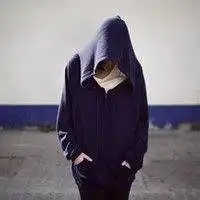 黑色头像男带帽子微信头像图片大全
