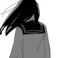 动漫头像女生黑白背影动漫女生黑白悲伤背影头像
